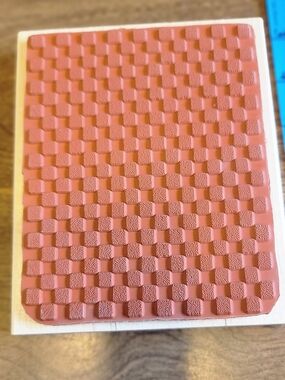 Stampin' Up! Large Unused Textured Checker Rubber Stamp Pad